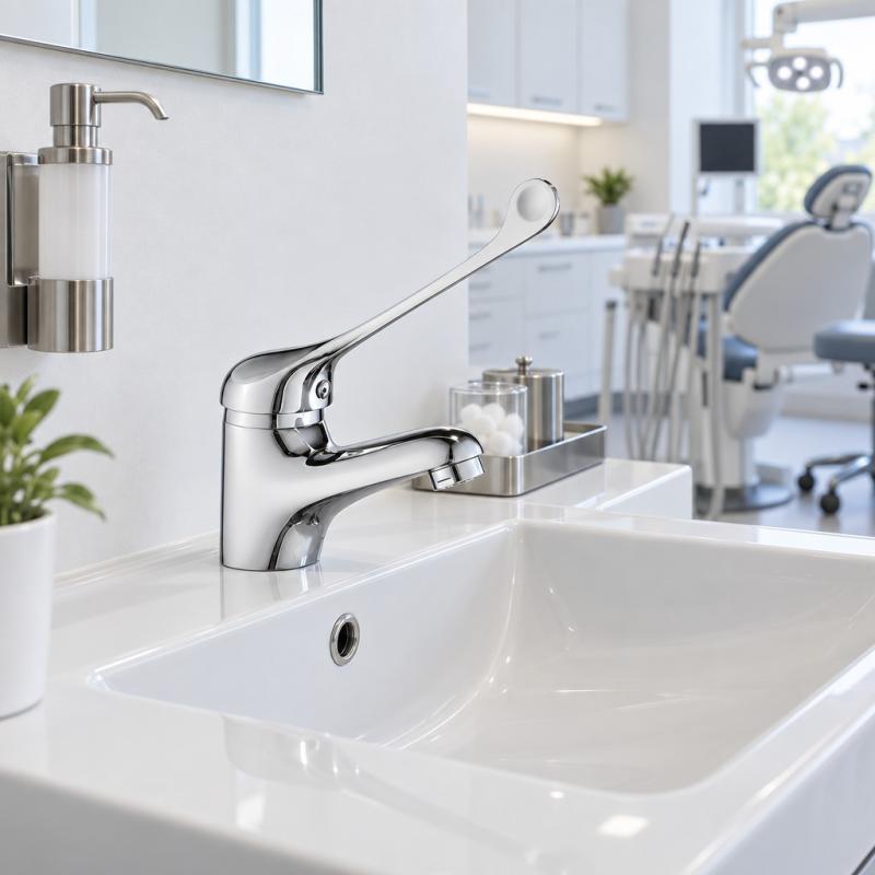 Aquanello Medic Wastafelmengkraan met Extra Lange Hendel Chroom CR-1103-MD
